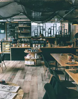 people inside cafe