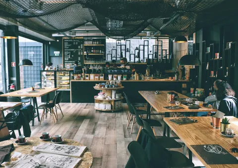people inside cafe