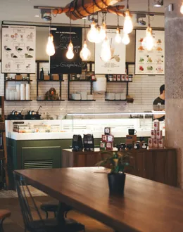 people inside cafe — detail 2